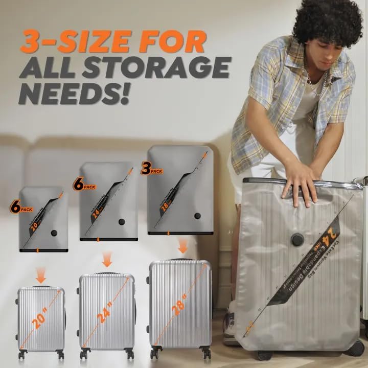 Rechargeable Wireless Pump Travel Storage Bags