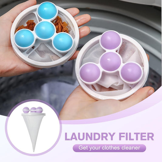 Reusable Laundry Lint Trap — Hair & Pet Fur Catcher for Washing Machines