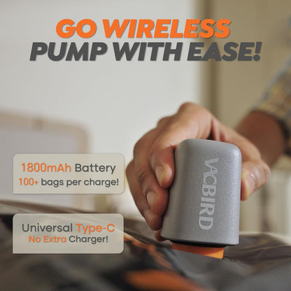 Rechargeable Wireless Pump Travel Storage Bags