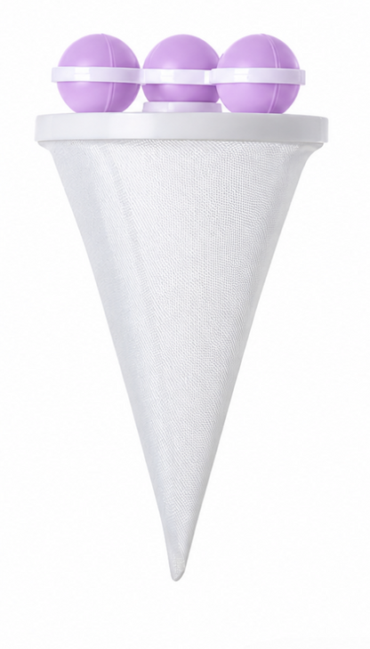Reusable Laundry Lint Trap — Hair & Pet Fur Catcher for Washing Machines
