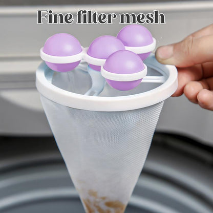 Reusable Laundry Lint Trap — Hair & Pet Fur Catcher for Washing Machines